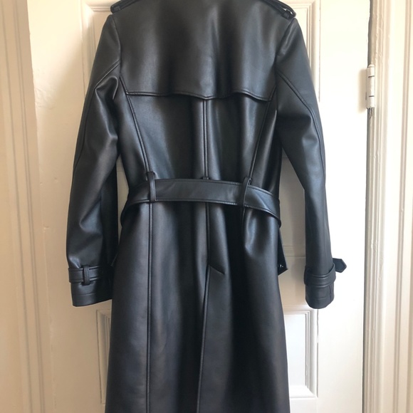 UNIQLO X Carine Roitfeld NEO-LEATHER COAT SIZE S - Picture 7 of 11